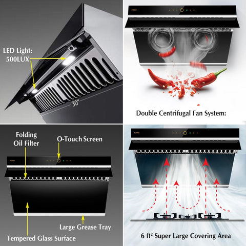 Prestige Series | 30"/36" Range Hood 1000CFM - FOTILE Prestige Series | 30"/36" Range Hood 1000CFM - FOTILE