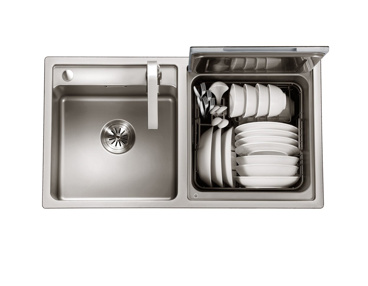 Desktop Dishwasher Integrated Countertop Dishwasher Smart Compact