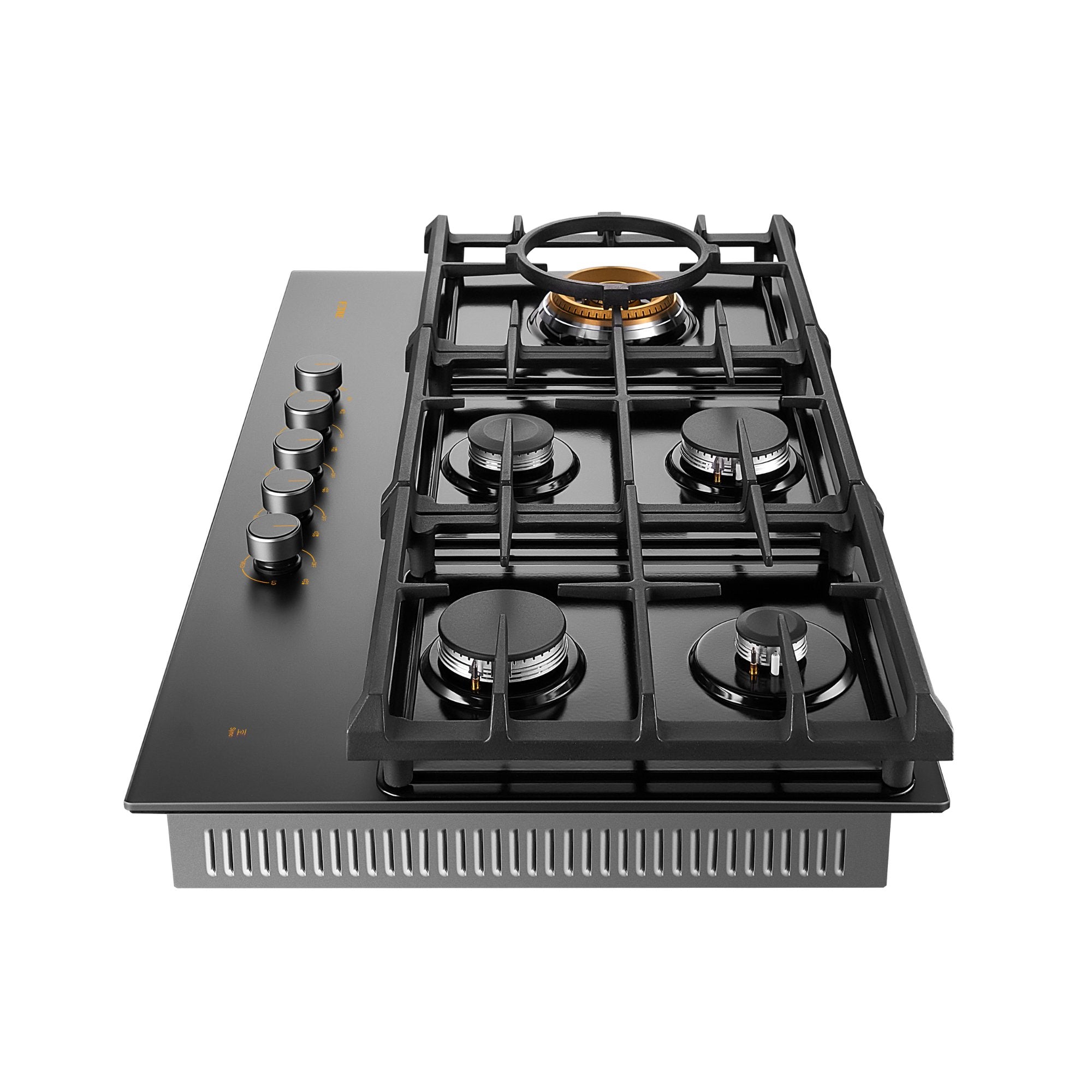 36" Anti - glare Glass Tri - Ring Gas Cooktop Series | GLG36501 - FOTILE