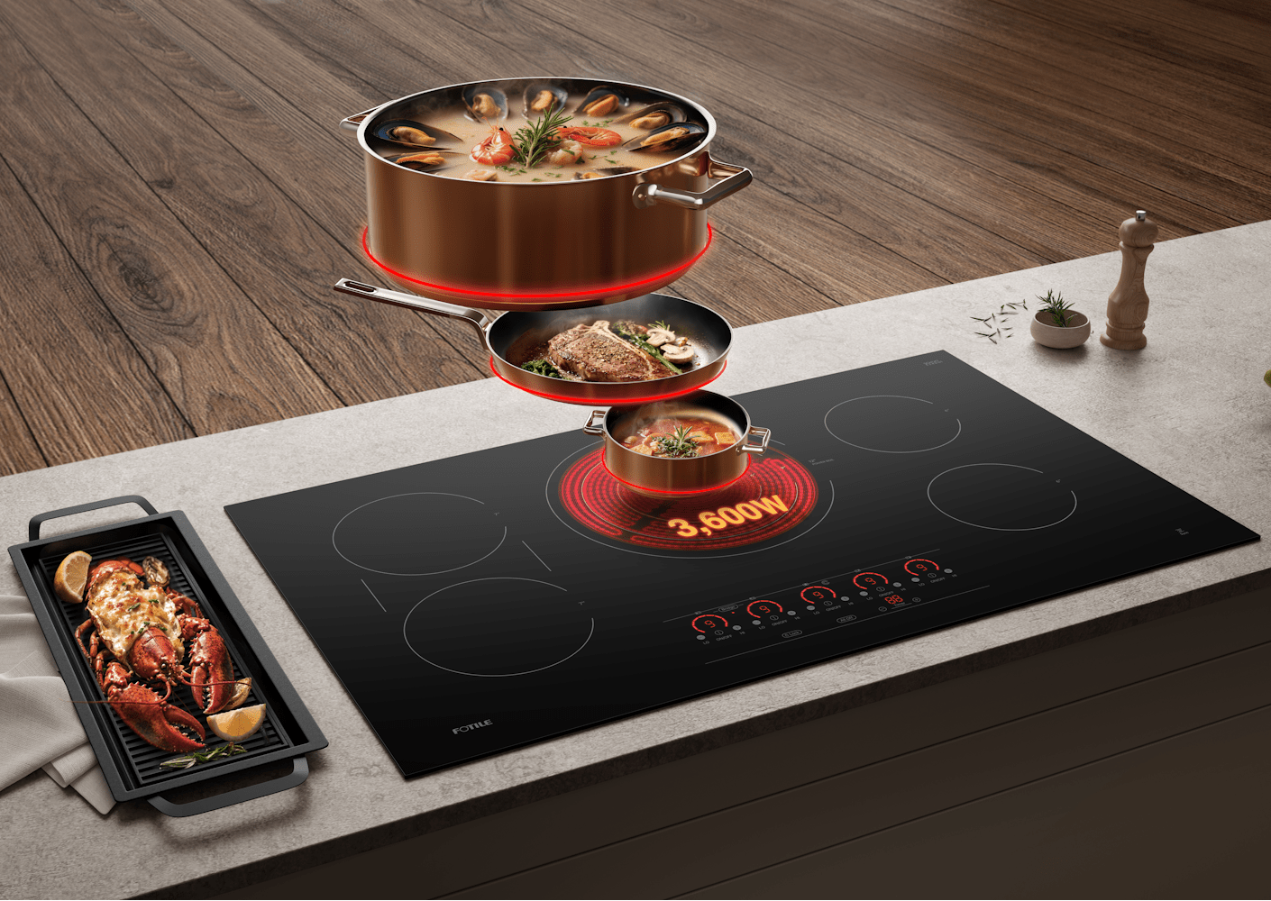 3,600W Power. 12" Versatility.