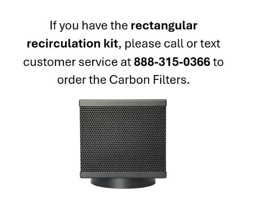 Recirculation Kit Carbon Filters for Pixie Air Series - FOTILE