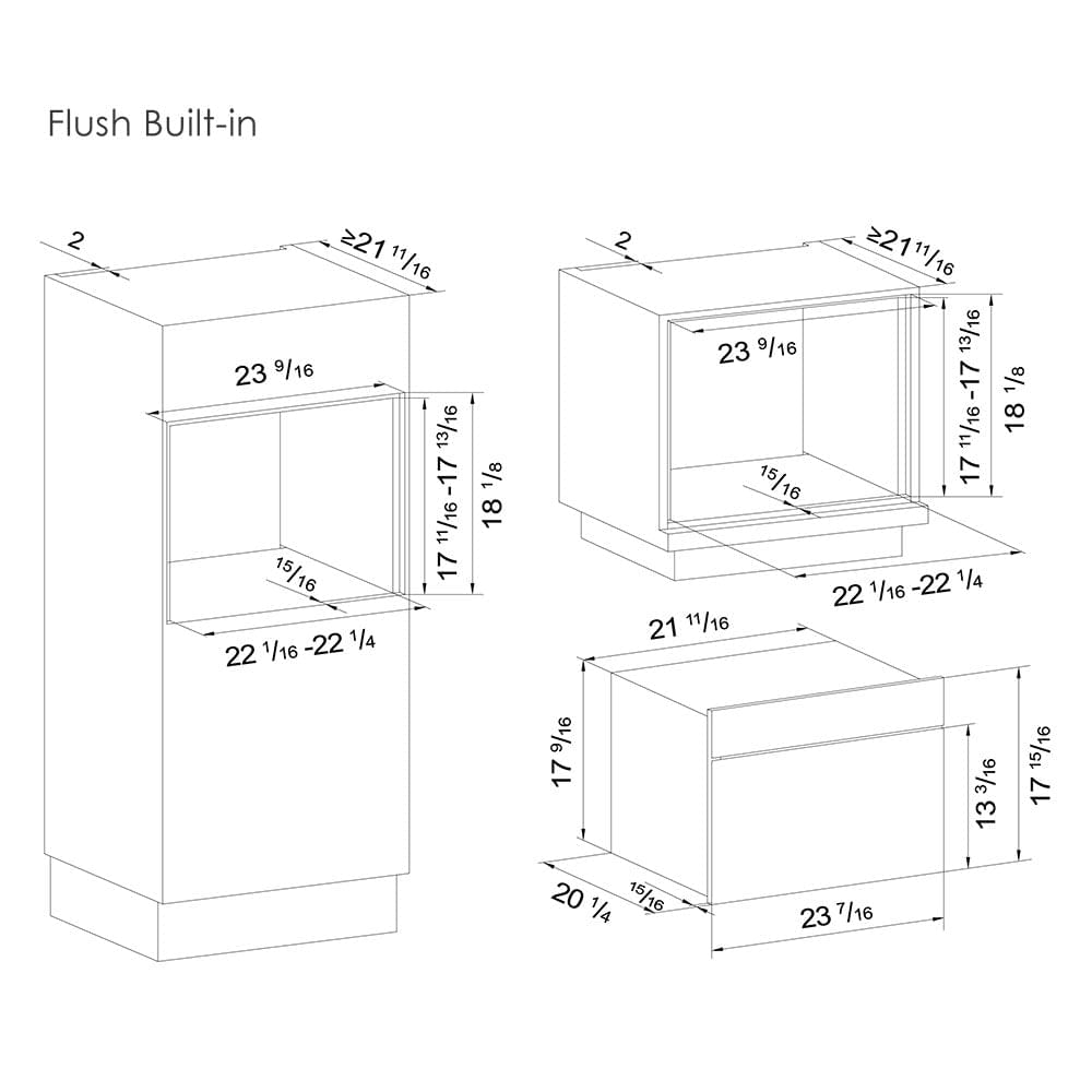 24'' Built-in Steam Oven | SCD42-F1 - FOTILE