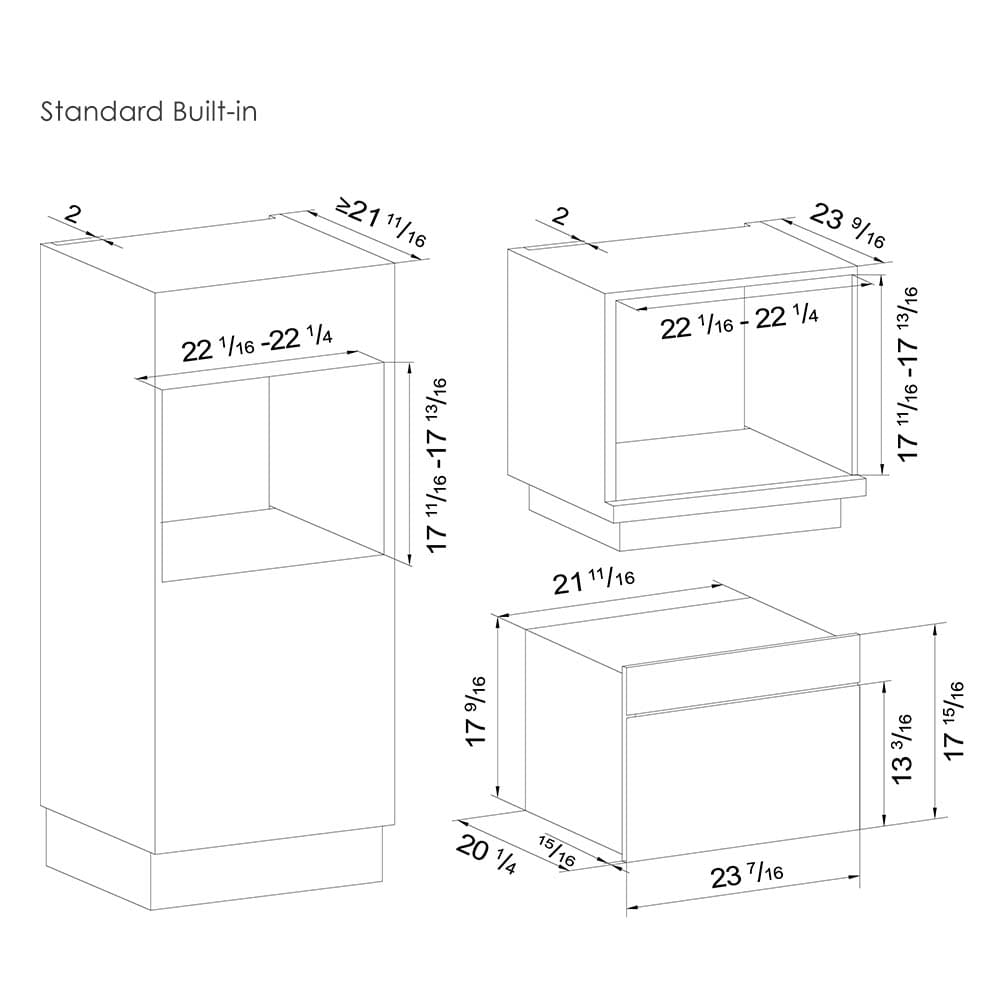 24'' Built-in Steam Oven | SCD42-F1 - FOTILE