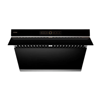Front View of FOTILE JQG7501 Range Hood in Black