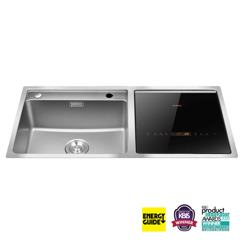 Top of Sink and Dishwasher on FOTILE SD2F-P1X 3-IN-1 In-Sink Dishwasher
