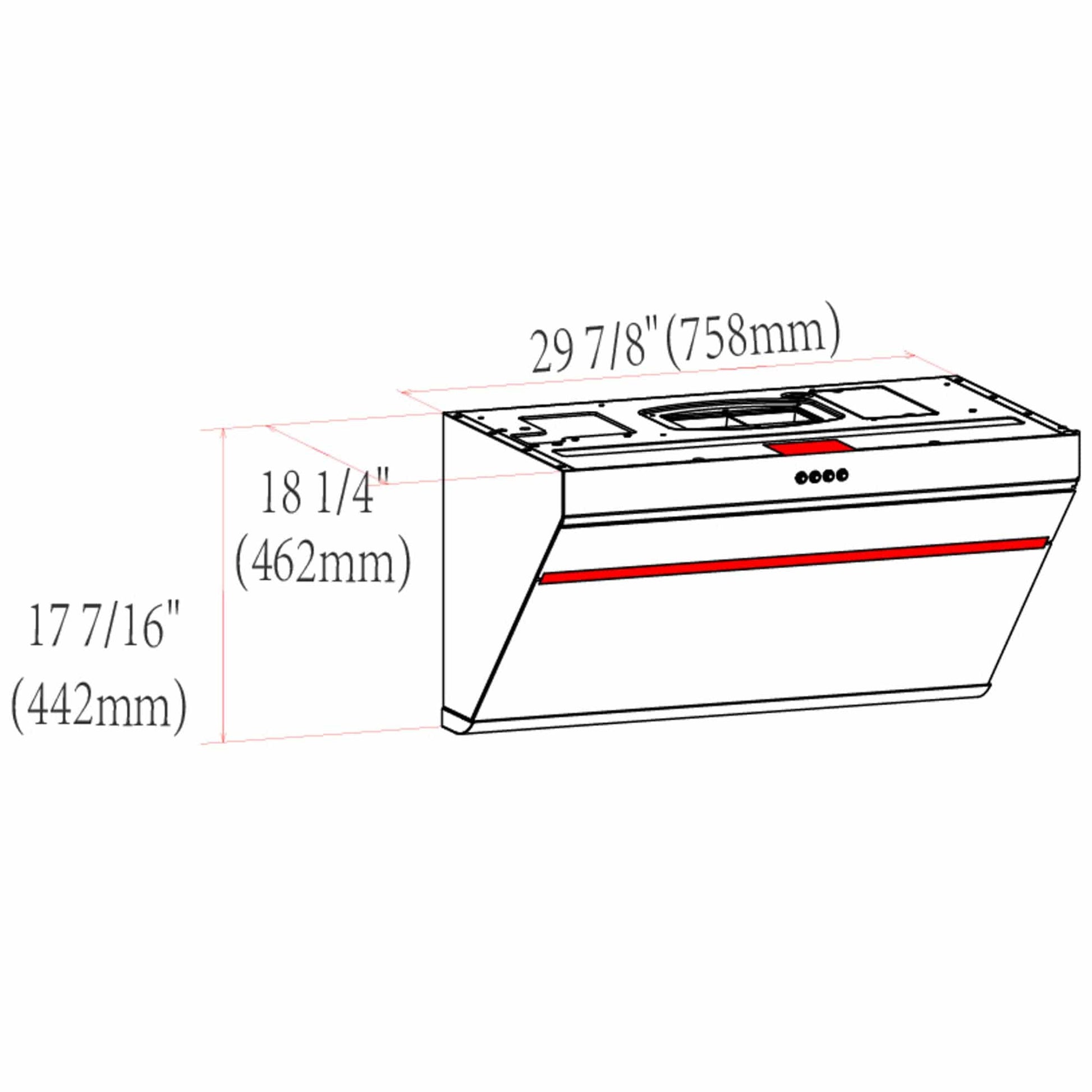 JQG02 Series | 30" Range Hood - FOTILE
