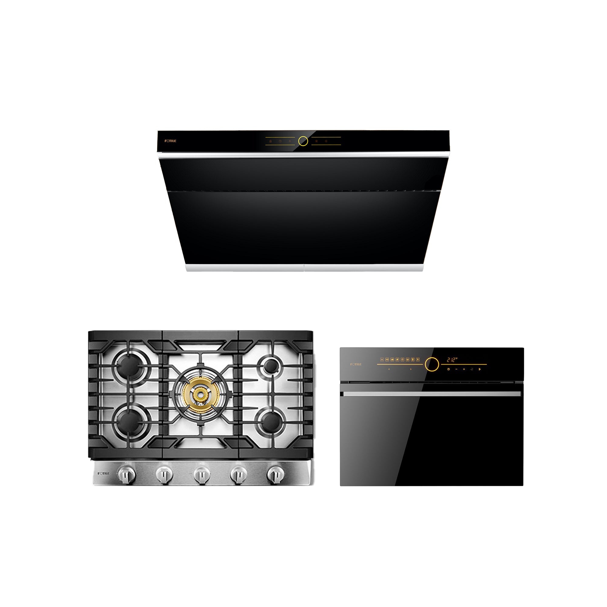 Range Hood + Cooktop + Oven / Steam Oven Package - FOTILE